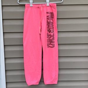 Justice girls pink sweatpants $5/25
